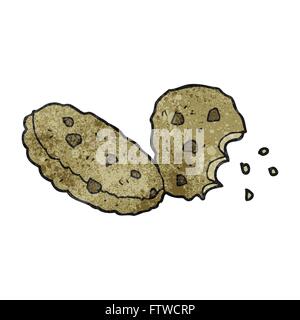 Freehand textured cartoon i cookie Illustrazione Vettoriale