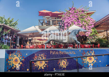 Patio Bellavista Santiago do Chile Foto Stock