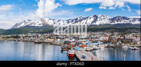 USHUAIA, Argentina - novembre 2015. Ushuaia è la capitale di Tierra del Fuego, Antártida e Islas del Atlántico Sur Provincia, un Foto Stock