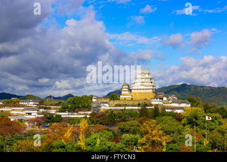 Il castello di Himeji Himeji, Giappone. Foto Stock