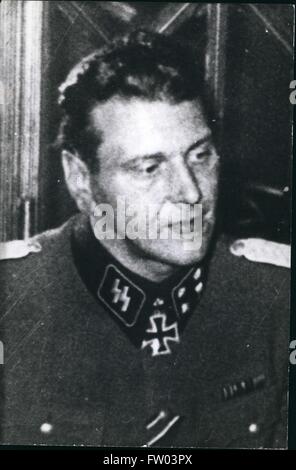 1943 - Otto Skorzeny. Nazi Terzo Reich © Keystone Pictures USA/ZUMAPRESS.com/Alamy Live News Foto Stock