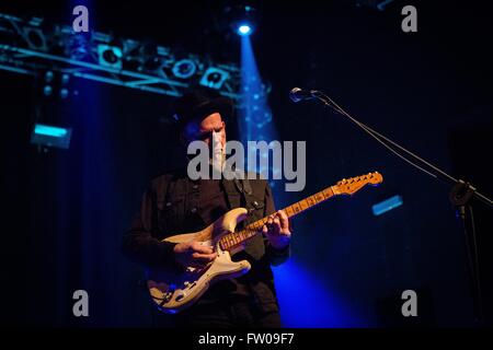 Trezzo sull'adda, Milano, Italia. Il 31 marzo, 2016. televisione eseguire live al live music club di Trezzo sull'adda milano credito: Roberto finizio/ alamy live news Foto Stock