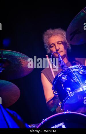 Trezzo sull'adda, Milano, Italia. Il 31 marzo, 2016. televisione eseguire live al live music club di Trezzo sull'adda milano credito: Roberto finizio/ alamy live news Foto Stock