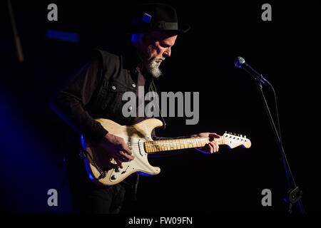 Trezzo sull'adda, Milano, Italia. Il 31 marzo, 2016. televisione eseguire live al live music club di Trezzo sull'adda milano credito: Roberto finizio/ alamy live news Foto Stock