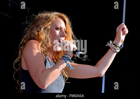 BENICASSIM, Spagna - 20 Luglio: Jessica Sweetman esegue a FIB Festival il 20 luglio 2014 a Benicassim, Spagna. Foto Stock