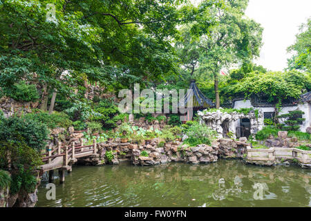 Shanghai il Giardino di Yuyuan edificio tradizionale Foto Stock