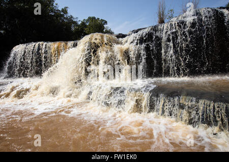 Karfiguela cade di Banfora, regione di Cascades , Burkina Faso Foto Stock