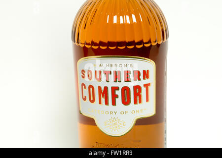 Southern Comfort è un americano di liquore di alcole neutro con frutta, spezie e aromi di whiskey. Foto Stock