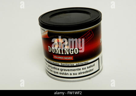 Domingo la laminazione a mano il tabacco Foto Stock