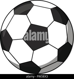 Pallone da calcio cartoon Illustrazione Vettoriale