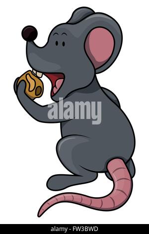 Formaggio del mouse Illustrazione Vettoriale