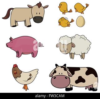 Animale da fattoria Illustrazione Vettoriale