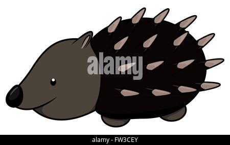 Bambino di istrice Illustrazione Vettoriale