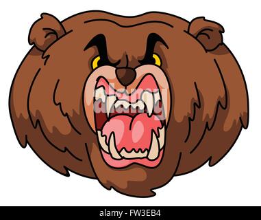 Mascotte dell'orso Illustrazione Vettoriale