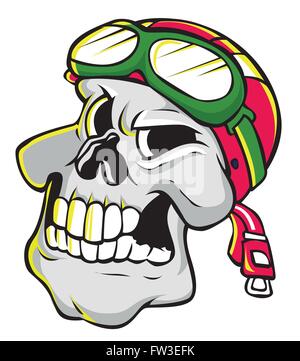 Illustrazione del cranio Illustrazione Vettoriale