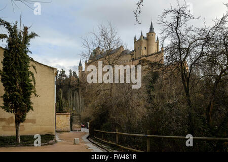 Alcazar di Segovia Castiglia e Leon, Spagna Foto Stock