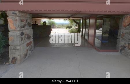 Taliesin West marciapiede Foto Stock