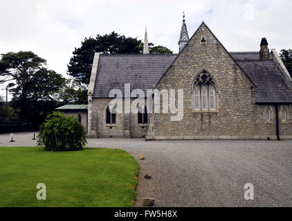 Samuel Beckett 's chiesa, vicino a casa di nascita, Foxrock, Dublino, Irlanda Tullow chiesa parrocchiale, la Chiesa d'Irlanda. Foto Stock