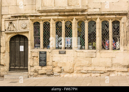 Tribunale di Glastonbury edificio, High Street, Glastonbury. Foto Stock