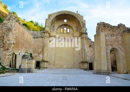 Le rovine della chiesa di Santa Maria di Cazorla, Spagna Foto Stock