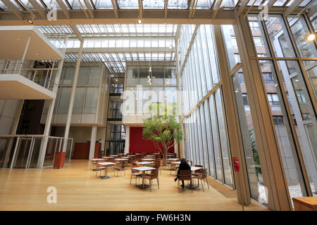 Vista interna della Morgan Library & Museum. Manhattan, New York City, Stati Uniti d'America Foto Stock