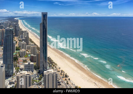 Surfers Paradise sulla Gold Coast in Australia Foto Stock