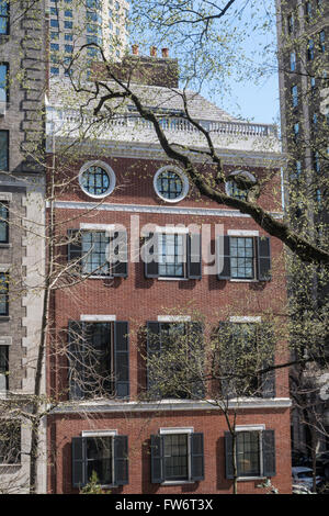 Willard D. Casa diritta, la Quinta Avenue alla 94th Street, New York, Stati Uniti d'America Foto Stock