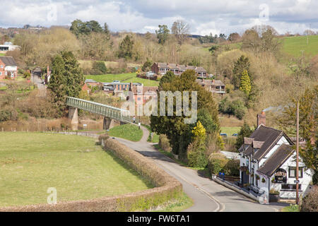 Il Harbour Inn, Arley vicino a Bewdley, Worcestershire, England, Regno Unito Foto Stock