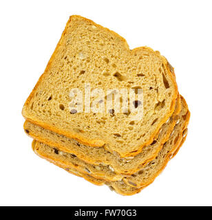 Un sano e la dieta alimentare: pane di segale con semi di girasole Foto Stock