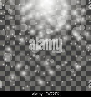 Esplosiva con scintilla. Incandescenza Burst a stella Illustrazione Vettoriale