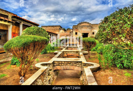 Casa di Julia Felix a Pompei Foto Stock