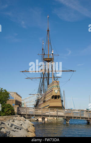 Mayflower II è una replica originale del Mayflower che Foto Stock