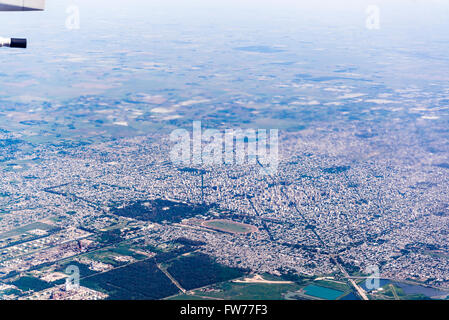 Vista aerea di Buenos Aires, Argentina Foto Stock