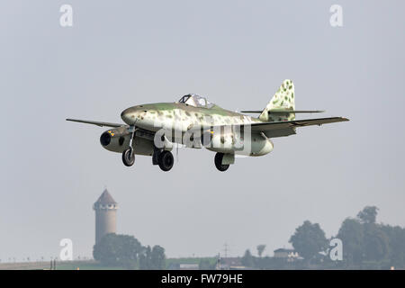 Messerschmitt Me-262 D-IMTT Schwalbe tedesco jet da combattimento della Seconda Guerra Mondiale. Questo velivolo appartiene alla Messerschmitt Foundation Foto Stock