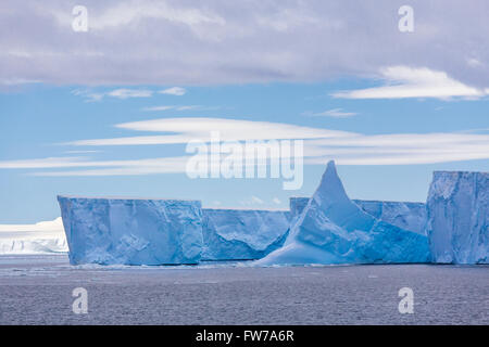 Iceberg in Antartide Suono, Penisola Antartica, Antartide. Foto Stock