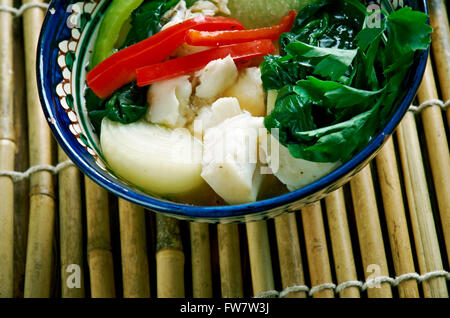 Samlar machu - lingua Khmer termine zuppe acide .cucina cambogiano Foto Stock