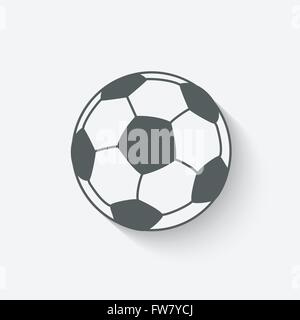 Sport Soccer Icona - illustrazione vettoriale EPS. 10 Illustrazione Vettoriale