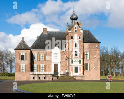 Il castello di Cannenburgh in Vaassen nella provincia di Gelderland, Paesi Bassi Foto Stock