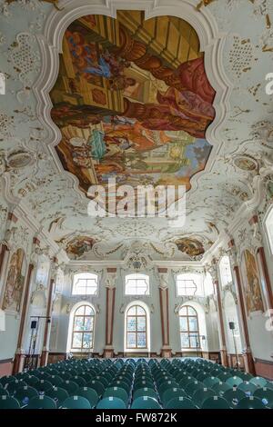 Germania: Josef sala del monastero Bronnbach nel Baden-Württemberg. Foto da 26. Marzo 2016. Foto Stock