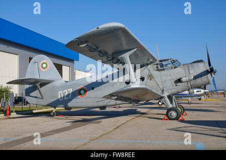 Un Bulgarian Air Force un biplano-2. Foto Stock