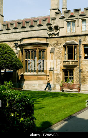 Brasenose College di Oxford shwoing edifici, quad e vita del college. Foto Stock