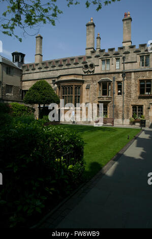 Brasenose College di Oxford shwoing edifici, quad e vita del college. Foto Stock