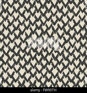 A zig-zag Modello disegnato Illustrazione Vettoriale