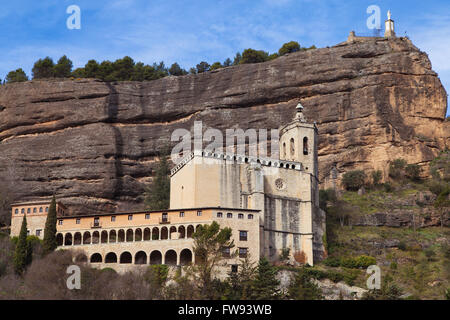 Basilica della Virgen de la Pena in Graus, Aragona, Spagna. Foto Stock