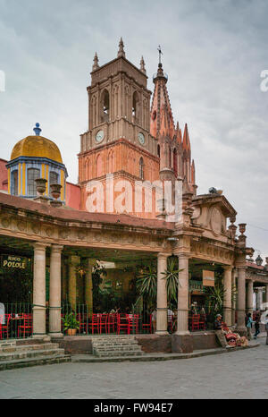 La Parroquia, San Miguel De Allende, Guanajuato, Messico Foto Stock