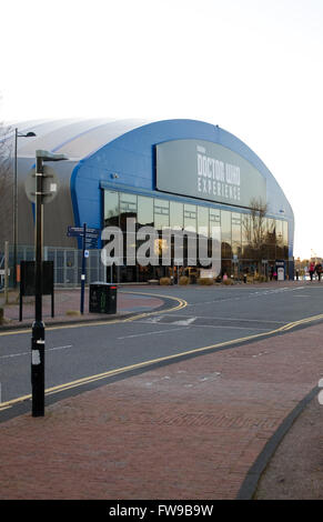 Dr che hanno esperienza nella Baia di Cardiff, Cardiff Wales, Regno Unito Foto Stock