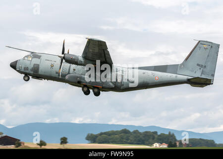 Transall C-160R velivoli da carico militari azionato dalla forza aerea francese (Armée de l'aria) Foto Stock