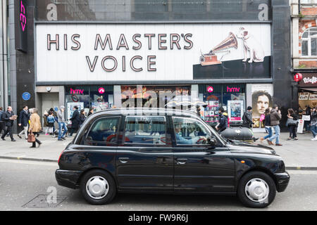 La sua voce del padrone - l'originale HMV shop 363 Oxford Street (aperto 20 luglio 1921) Foto Stock