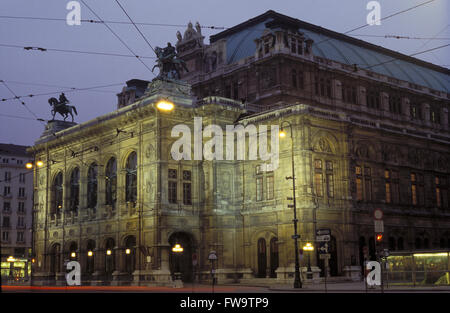 AUT, Austria, Vienna, Opera di Stato di Vienna Casa. AUT, Oesterreich, Wien, die Wiener Staatsoper. Foto Stock