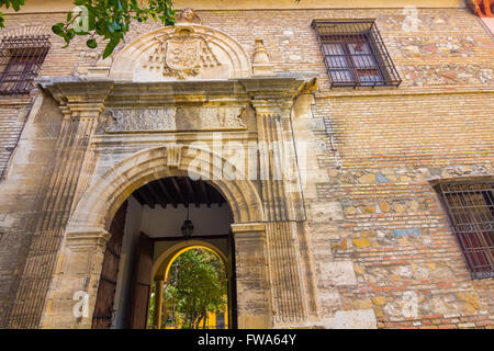 Cattedrale di incarnazione in Malaga, Spagna Foto Stock